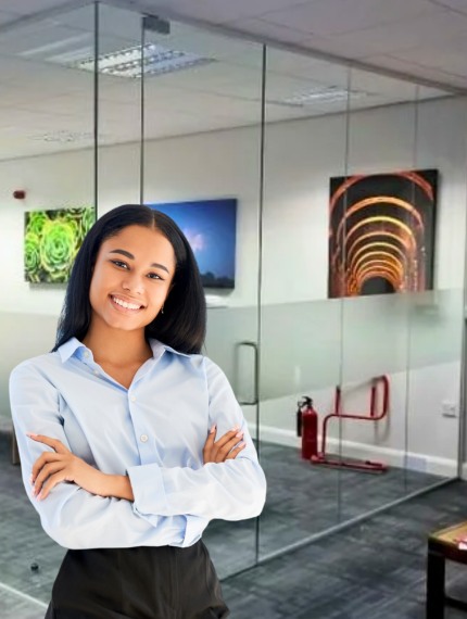 expertos en la instalación de vidrio templado oficinas